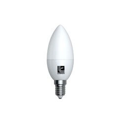 Λάμπα LED κεράκι Ε14 6W ψυχρό Φως Adeleq