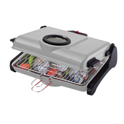 Ψηστιέρα ΑΒ661 1200W 43X32CM Ασημί Primo