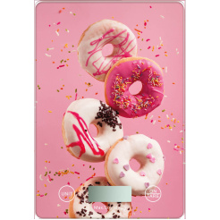 Ζυγαριά Ηλεκτρονική Γυάλινη 5kgr Donuts Ankor