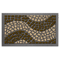 Ταπέτο Forma 40x70cm Καφέ Chios Hellas