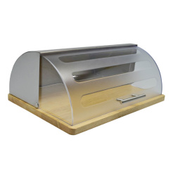 Ψωμιέρα με Καπάκι από Bamboo 39x28,5x16cm Ankor