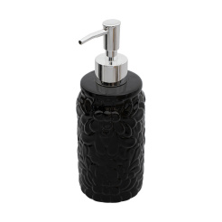 Σαπουνοθήκη Αντλία Dolomite Μαύρη 360ml Estia