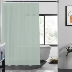Κουρτίνα Μπάνιου Αδιάβροχη Peva 180X200cm Green Estia