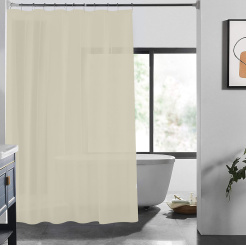 Κουρτίνα Μπάνιου Αδιάβροχη Peva 180X200cm Biege Estia