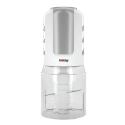 Πολυκόπτης Με 2πλές Λεπίδες 0,5L 500W Λευκό/Silver Hobby