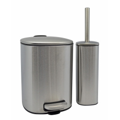 Σετ Πεντάλ 5Lt+Πιγκάλ Inox Ματ Τετράγωνο Soft Close Ankor