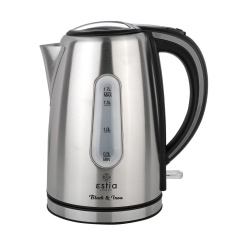 Βραστήρας 1,7lt 2200W Black&Inox Estia
