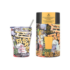 Θερμός Coffee Mug Save The Aegean 350Ml Graffiti Rhythm Estia