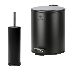 Σετ Πεντάλ 5Lt Soft Close+Πιγκάλ Μεταλλικό Classic Black Estia