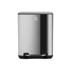 Χαρτοδοχείο Μπάνιου Cubic Soft Close 6Lt Inox Estia