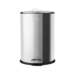 Κάδος Απορριμάτων 20LT Inox mat Estia