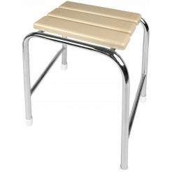 Σκαμπό Μπάνιου Από Βακελίτη Μπεζ 50εκ ΕΒΙΟΠ