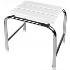 Σκαμπό Μπάνιου Από Βακελίτη Λευκό 40εκ ΕΒΙΟΠ