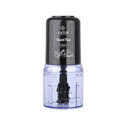 Πολυκόπτης Μαύρος 400W Με Πλαστικό Μπολ 500Ml Estia