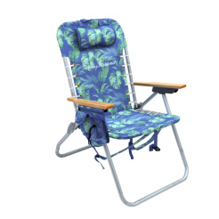 Καρέκλα Παραλίας & Camping 42Cm Υψος Καθίσματος -Αλουμινίου 4 Θέσεων Me Polyester 600D Tommy Bahama