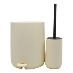 Σετ Πεντάλ 5Lt Soft Close+Πιγκάλ Πλαστικό Abs Μπεζ Ματ Ankor