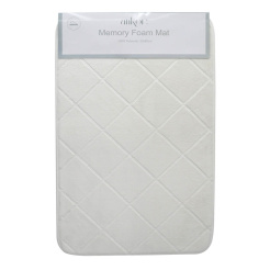 Πατάκι Μπάνιου Memory Foam Εκρου Με Sbr 50X80Εκ.Ankor 