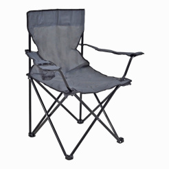 Καρέκλα Camping Πτυσσόμενη Γκρι 82X50X80Εκ.Ankor