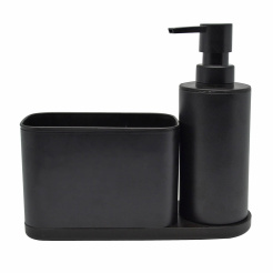 Dispenser Με Θήκη Inox Μαύρη 20,3X7X17,5Εκ. Ankor 