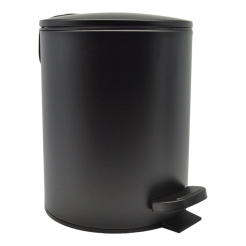 Καλάθι Μπάνιου 5Lt Inox Μαύρο Ματ Soft Close Ankor