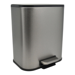 Καλάθι Μπάνιου Soul 5Lt Soft Close Finger Print Proof Inox Ματ Ankor