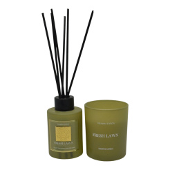 Σετ Αρωματικό Χώρου 50Ml Και Κεριού Fresh Lawn Ankor
