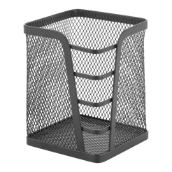 Κουταλοθήκη Μεταλλική Σε Μαύρο Ματ Χρώμα 11,2X11,2X14,5Εκ.Ankor