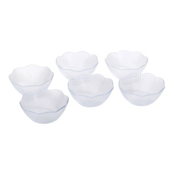 Σετ 6 Γυάλινα Μπολ 250Ml 12,4X12,4X5,4Εκ. Ankor 