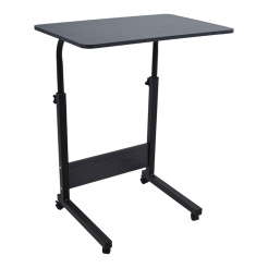 Τραπέζι Τηλεσκοπικό Τροχήλατο Σε Μαύρο Χρώμα 60X40X89Εκ. Ankor