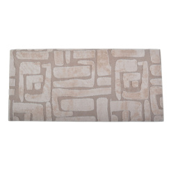 Χαλί Διάδρομος Αντιολισθητικός 70X150Εκ. Σε Μπεζ Καφέ Χρώμα Ankor