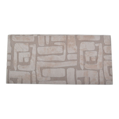 Χαλί Διάδρομος Αντιολισθητικός 70X180Εκ. Σε Μπεζ Καφέ Χρώμα Ankor