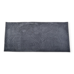 Χαλί Διάδρομος Αντιολισθητικός Ζακάρ 70X150Εκ. Σε Γκρι Χρώμα Ankor