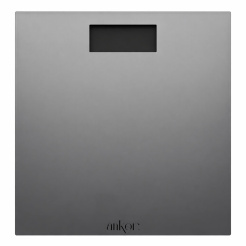 Ηλεκτρονική Ζυγαριά Μπάνιου Ψηφιακή Γυάλινη Γκρι Ντεγκραντέ 30X30X2,5 Εκ.Ankor