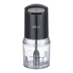 Πολυκόπτης Με Διπλή Λεπίδα 260W Δοχείο 500ml Μαύρο Χρώμα Ankor