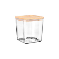 Δοχείο Αποθήκευσης Bamboo Essentials Πλαστικό 500ml Στοιβαζόμενο Estia