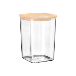 Δοχείο Αποθήκευσης Bamboo Essentials Πλαστικό 800ml Στοιβαζόμενο Estia