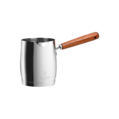 Μπρίκι Ανοξείδωτο Mokka 345Ml Με Ξύλινη Λαβή Estia