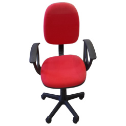 Velco Pro Systems Καρέκλα Γραφείου Παιδική Κόκκινη Με Μπράτσα 57X47X81/92Cm